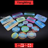 Acrylic Crystal / Pokerchips Crown Bronzing; Casino Chips Can Custom (YM-CP003-004)