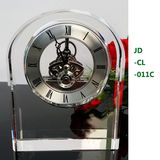 Roman Luxury Crystal Mechanical Desk Clock for Office Show