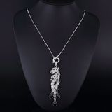 Puma Sharp Big Rhinestone Clear Crystal Diamond Pendant