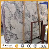 Top Quality Polished Purple Vein White Milas Lilac Marble Tiles
