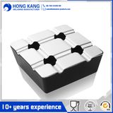 Custom Portable Square Melamine Cigarette Windproof Ashtray