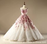 Pink Lace Bridal Ball Gown Sleeveless Wedding Dresses Z1028