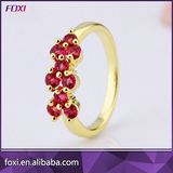 Small Gold Plating Simple Design Women Finger Rings
