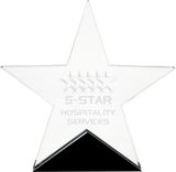 Super Star Crystal Plaque-Black Base