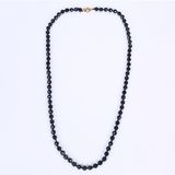 Necklace Black China Glass Bead