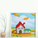 Factory Cheapest Wholesale New Children Kids DIY Embroidery Craft Cross Stitch T-140
