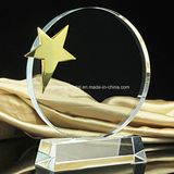 2018 Popular Crystal Glass Trophy Award Medal for Promotional Gifts
