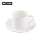 6oz Bone China Coffee Mug W/ Saucer (BGZ6)