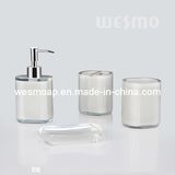 Transparent Polyresin Bathroom Set/Bath Accessory (WBP0836A)