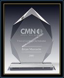 Crystal Award Plaques / Royal Diamond Plaque 8.75