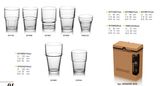 Drinking Glass Cup Set 4 Oz/7 Oz/9 Oz/10 Oz/13 Oz