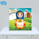 Factory Direct Wholesale New Children DIY Handcraft Sticker Promotion Kids Girl Boy Gift T-171