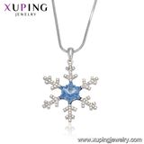 Necklace-00513 Xuping Snowflake Crystals From Swarovski Personalized Designed Necklace