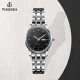 Hot Sale Black Face Ladies Wrist Watch Calendar Watches 71037