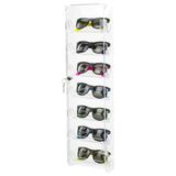 Acrylic Wall Mount Locking Sunglasses Display