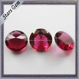 Rose Pink Diamond Shape Shinning Glass Beads