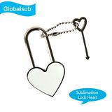 Sublimation Blank Zinc Merry Lock Wholesale