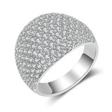Fashion Jewelry Ring with White Stone Crystal