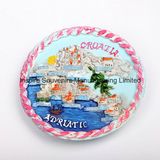 Polyresin Round Shape Colorful Fridge Magnet (PMG004)