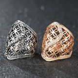 Free Shipping Fashion Hollow Big Ring for Women