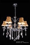 Classic Antique K9 Crystal Candle Chandelier (88021-6)