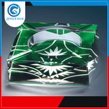 Clearwhite Crystal Glass Ashtray for Custom Size