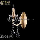 Hot Sale Golden Metal Crystal Wall Light