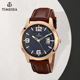 Skillful Design Water Resistant Quartz Watches with Rose Gold Plating 72038