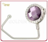 Best Lady Gift Crystal Handbag Hook with Mirror Inside