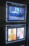 Super Slim Crystal LED Light Box Advertising Lightbox