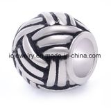 Black Coated Surgical Steel Bead