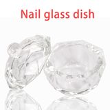 Crystal Glass Nail Dish for Nail Acrylic Liquid