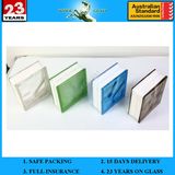 Hot Sell 190*190*80mm Clear or Colored Block Glass Brick for Floor Decorative or Wall Partition