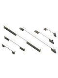 Fashion Design Zinc Alloy Furniture Pull Kitchen Cabinet Handle