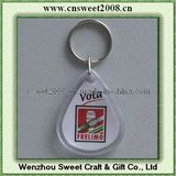 Custom Drop Shape Crystal Key Chain (KYC23055)