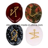 Semi Precious Stone Gemstone Carving Sign Figure Slices