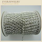 Crystal Rhinestone Cup Chain in Roll for Dress, Shoes, Necklace, Bracelet