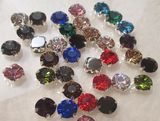 Colorful Fancy Stones Beads with Claw Settings