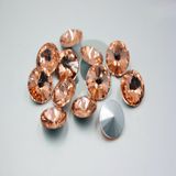 Rivoli Sew on Glass Beads Ab 3015 Crystal Beads, Sew on Crystal Ab Rhinestones