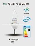 Dimmable LED Crystal Bulb C37-T