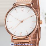OEM Custom Ladies Quartz Wist Watches, Lady Alloy Watch (WY-17038)