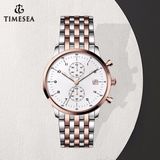 Chronograph Luxury Steel Man Wrist Watch Fashion Crystal Sport Watch72810