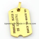 Square Tag for Logo Engraving Pendant