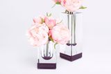 Purple and Clear Acrylic Bloomin Petite Vase.