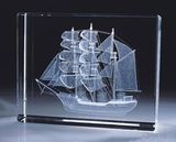 3D Laser Engraving Crystal Blocks for Promotional Gifts