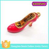European Thomas Hot Sale Charm/ Metal Red High Heel Charm #16460