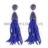 Fringed Color Beads Tassel Earrings Fashion Women Accessories Jewelry Gift