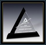Crystal Award Triangle Plaques 9