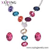 Set-40 Xuping Gorgeous Vintage Stone Designs Crystals From Swarovski Schmuck Set Jewelry