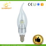 Long Tail LED White Candle Bulb for Crystal Chandelier